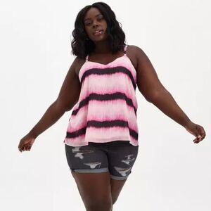 Sophie Chiffon Swing Cami Dye Pink (2)